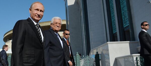 Rusya Devlet Başkanı Vladimir Putin - Filistin Devlet Başkanı Mahmud Abbas Rusya Devlet Başkanı Vladimir Putin - Filistin Devlet Başkanı Mahmud Abbas - Sputnik Türkiye