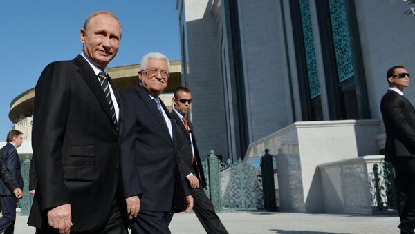 Rusya Devlet Başkanı Vladimir Putin - Filistin Devlet Başkanı Mahmud Abbas - Sputnik Türkiye