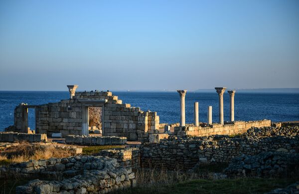 Kırım’daki Chersonesos Taurica ulusal doğa koruma alanı. - Sputnik Türkiye