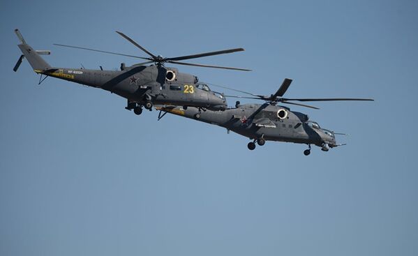 Mi-35 helikopterleri - Sputnik Türkiye