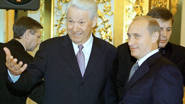 Vladimir Putin & Boris Yeltsin - Sputnik Türkiye