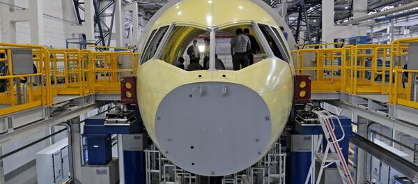 Irkut MS-21 uçağının montajı. - Sputnik Türkiye