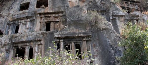 Fethiye'deki Amintas Kaya Mezarları Fethiye'deki Amintas Kaya Mezarları - Sputnik Türkiye