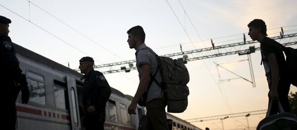 sığınmacı, mülteci, tren - Sputnik Türkiye
