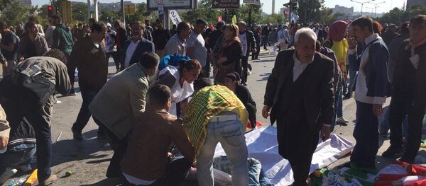 Ankara'daki patlamanın ardından siyasi parti liderleri programlarını iptal etti. - Sputnik Türkiye