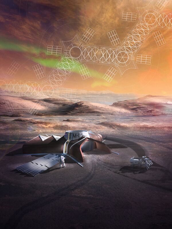 Marst'ta uzay ev projesi - Sputnik Türkiye