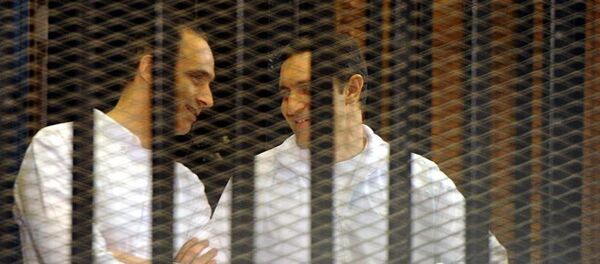 Hüsnü Mübarek'in oğulları Ala ve Cemal Mübarek - Sputnik Türkiye