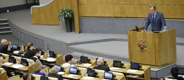 Rusya Dışişleri Bakanı Sergey Lavrov, Duma'ya seslendi Rusya Dışişleri Bakanı Sergey Lavrov, Duma'ya seslendi - Sputnik Türkiye