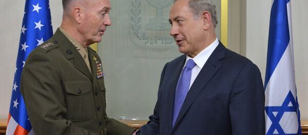 ABD Genelkurmay Başkanı Joseph Dunford- İsrail Başbakanı Benyamin Netanyahu - Sputnik Türkiye