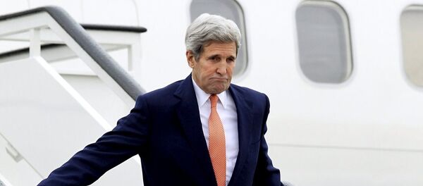 John Kerry İspanya'da - Sputnik Türkiye