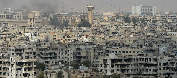 Şam'ın Cobar semtindeki durum - Sputnik Türkiye