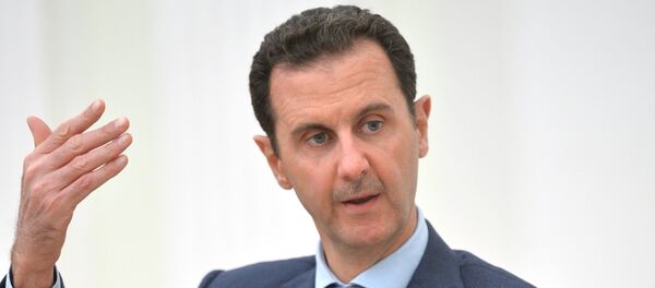 Suriye ordusunun amacının siyasi çözümü engelleyen terörizmi yok etmek olduğunu vurgulayan Esad, terör örgütlerine verilen her tür desteğin sonlandırılması çağrısı yaptı. - Sputnik Türkiye