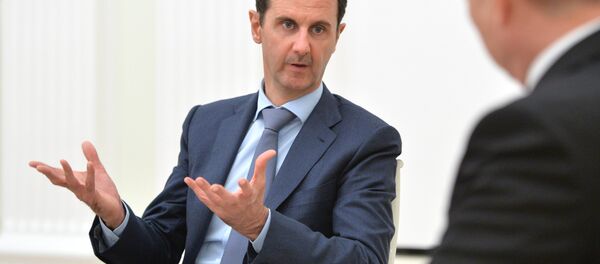 Rusya Devlet Başkanı Vladimir Putin - Suriye Devlet Başkanı Beşar Esad - Sputnik Türkiye