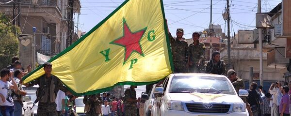 ypg-bayrak - Sputnik Türkiye