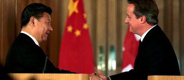 Şi Cinping, David Cameron - Sputnik Türkiye