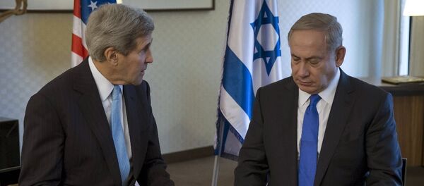 ABD Dışişleri Bakanı John Kerry - İsrail Başbakanı Benyamin Netanyahu - Sputnik Türkiye