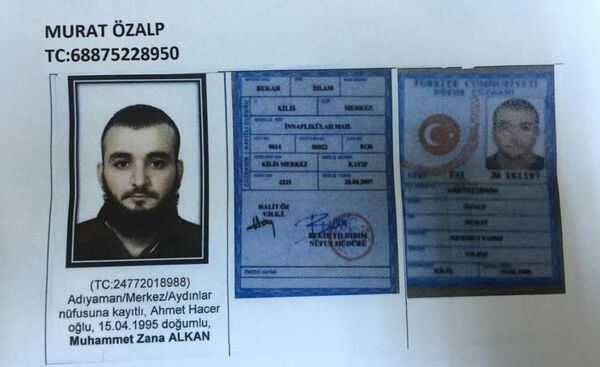 1995 Adıyaman doğumlu Muhammet Zana A.'nın Murat Özalp adına sahte kimlik taşıdığı belirtildi. - Sputnik Türkiye