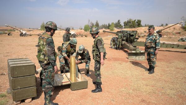 Suriye ordusuna bağlı 10. Bölük ve 2. Kolordu Şam'a nakledildi. - Sputnik Türkiye