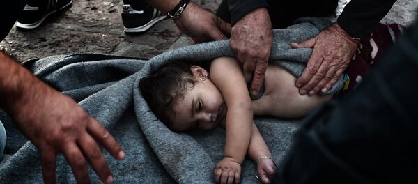 Yunanistan sığınmacı çocuklar - Sputnik Türkiye