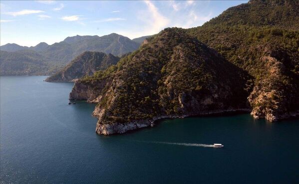 Muğla'nın doğal güzellikleri havadan görüntülendi - Sputnik Türkiye