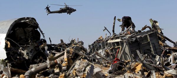 Sina Yarımadası'nda düşen Rus yolcu uçağı Sina Yarımadası'nda düşen Rus yolcu uçağı - Sputnik Türkiye