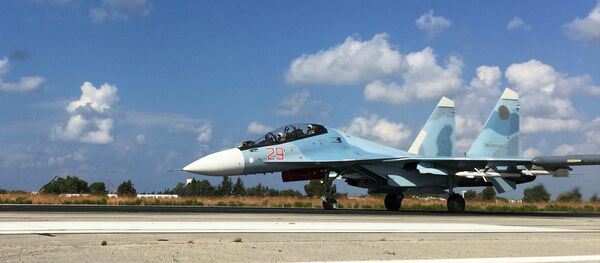 Lazkiye'deki Hmeimim Hava Üssü'ndeki Rus jetleri Lazkiye'deki Hmeimim Hava Üssü'ndeki Rus jetleri - Sputnik Türkiye