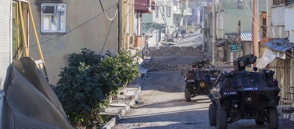 Silvan'da sokağa çıkma yasağı - Sputnik Türkiye