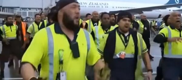 Ragbi şampiyonu Yeni Zelanda haka dansıyla karşılandı - Sputnik Türkiye