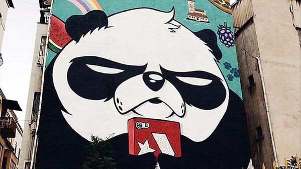 ‘Kızgın pandalar’ İstanbul sokaklarında - Sputnik Türkiye