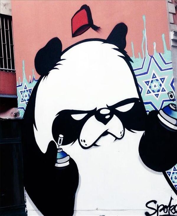 ‘Kızgın pandalar’ İstanbul sokaklarında - Sputnik Türkiye