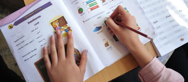 Suriye'de Rusça dersleri - Sputnik Türkiye