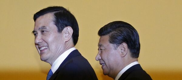 Çin Devlet Başkanı Şi Cinping - Tayvan Devlet Başkanı Ma Ying-jeou - Sputnik Türkiye