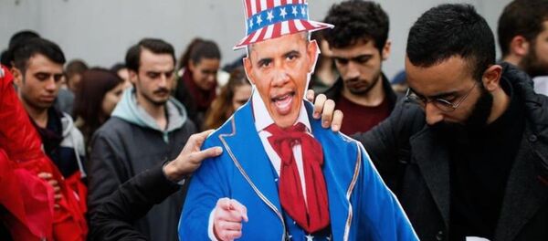 Obama protesto Obama protesto - Sputnik Türkiye