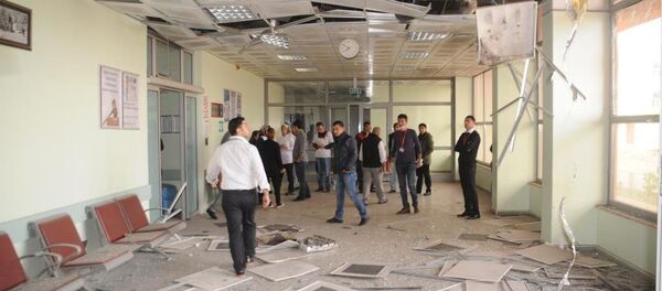Roketatar mermisi, Cizre Devlet Hastanesine isabet etti - Sputnik Türkiye