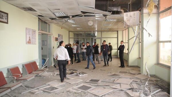 Roketatar mermisi, Cizre Devlet Hastanesine isabet etti - Sputnik Türkiye