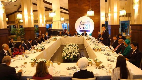 G20 Zirvesi - Liderler onuruna yemek - Sputnik Türkiye