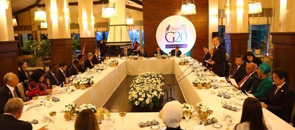 G20 Zirvesi - Liderler onuruna yemek - Sputnik Türkiye