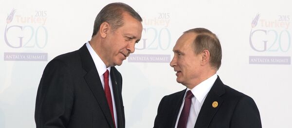 Rusya Devlet Başkanı Vladimir Putin - Cumhurbaşkanı Recep Tayyip Erdoğan - Sputnik Türkiye