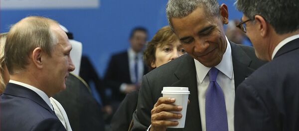 G20 Zirvesi / ABD Başkanı Barack Obama - Rusya Devlet Başkanı Vladimir Putin - Sputnik Türkiye