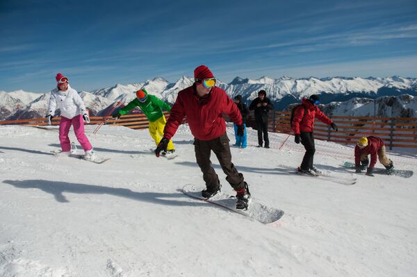 Soçi'de kayak sezonu - Sputnik Türkiye