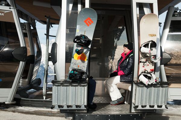 Soçi'de kayak sezonu - Sputnik Türkiye