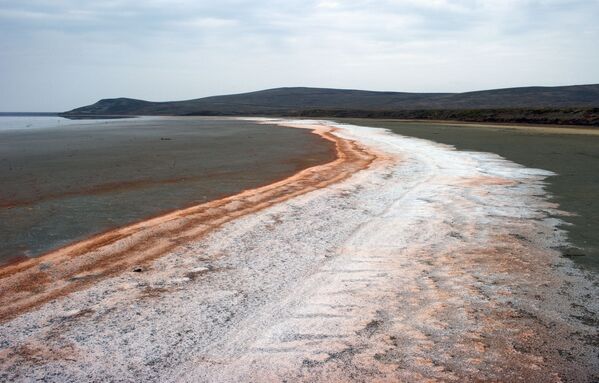Kırım'daki Koyaş Gölü - Sputnik Türkiye