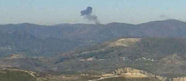 Suriye sınırında düşürülen Rus uçağı - Sputnik Türkiye