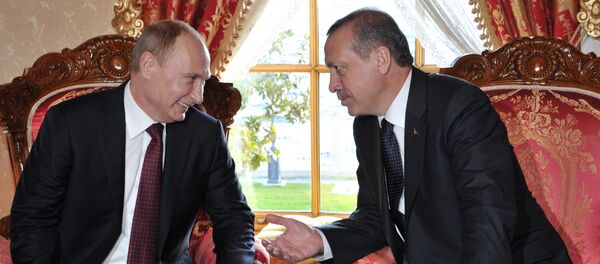 Rusya Devlet Başkanı Vladimir Putin - Cumhurbaşkanı Recep Tayyip Erdoğan - Sputnik Türkiye