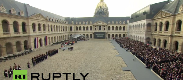 Paris katliamı anması Paris katliamı anması - Sputnik Türkiye