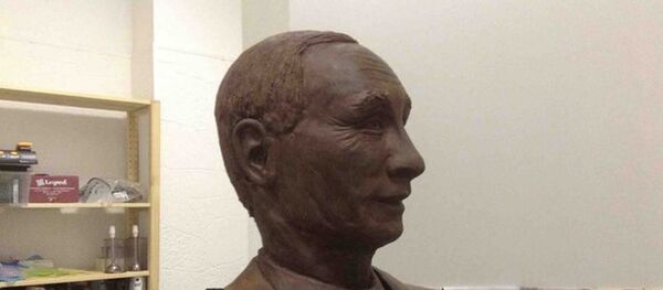 Çikolatadan Putin heykeli - Sputnik Türkiye