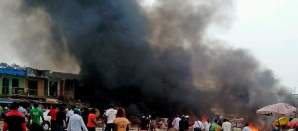 Nijerya'nın Kano kentinde, Şiilerin düzenlediği geçit töreni sırasında düzenlenen intihar saldırısı. - Sputnik Türkiye