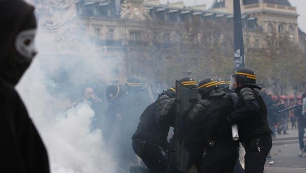Fransa'da İklim Zirvesi protestosu - Sputnik Türkiye