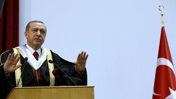Cumhurbaşkanı Recep Tayyip Erdoğan, Katar'da - Sputnik Türkiye