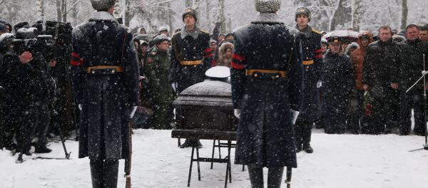 Oleg Peşkov'un Lipetsk'teki cenaze töreni - Sputnik Türkiye